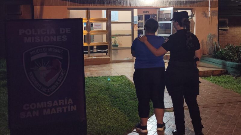 Vecina de San Martín golpeó y amenazó a policías: durmió en la comisaría