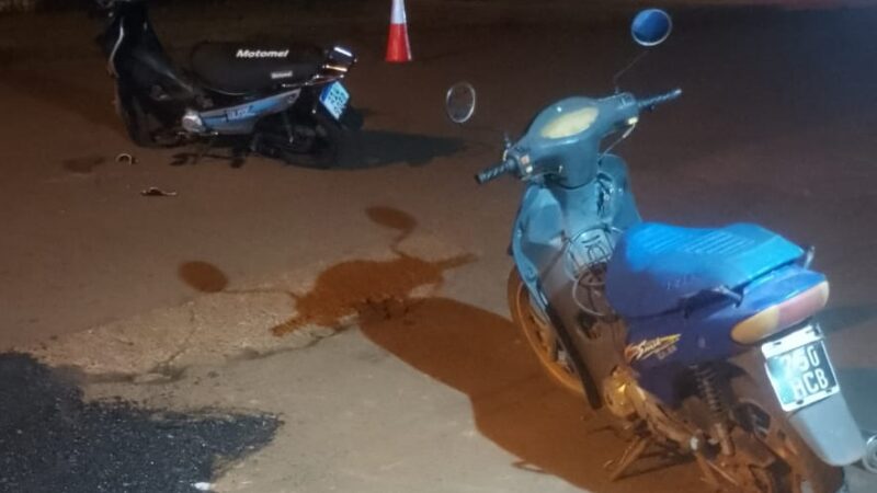Nene de 8 años entre los heridos por un choque de motos en Oberá  