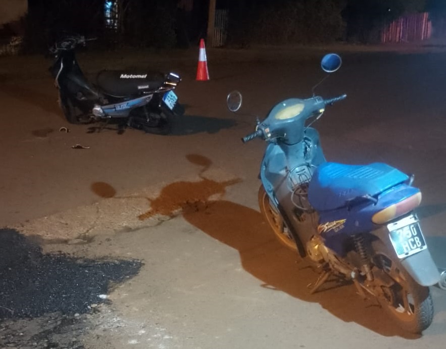 Nene de 8 años entre los heridos por un choque de motos en Oberá  