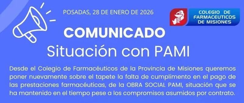 Deuda de PAMI con las farmacias pone en riesgo la atención a jubilados de Misiones