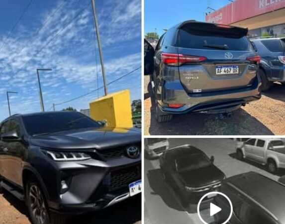 Obereño denunció que le robaron la camioneta en Brasil