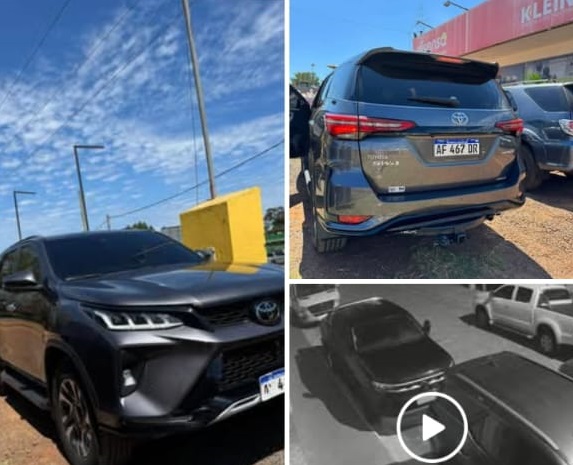 Obereño denunció que le robaron la camioneta en Brasil