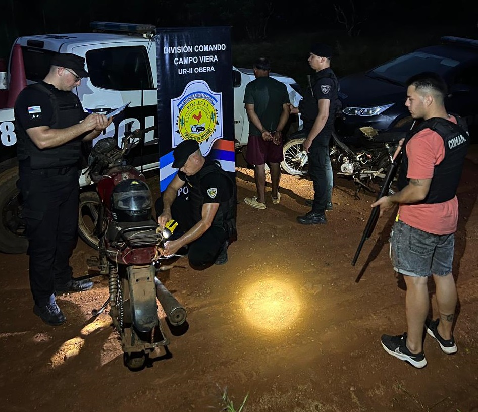 La Policía de Campo Viera recuperó dos motos robadas en la colonia