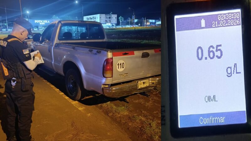 Hacía trompos frente al Parque de las Naciones y le secuestraron la camioneta por borracho