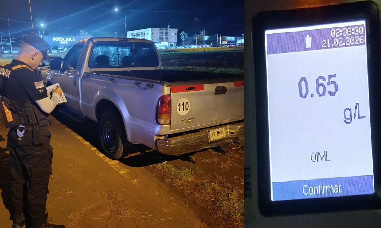 Hacía trompos frente al Parque de las Naciones y le secuestraron la camioneta por borracho