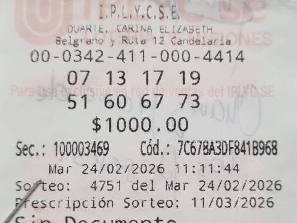 “Me imaginé tener la plata del premio de la Poceada, un día llegó”, dijo el ganador de los $43 millones