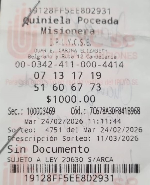 “Me imaginé tener la plata del premio de la Poceada, un día llegó”, dijo el ganador de los $43 millones