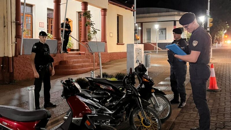 «Son un peligro para los que manejan y terceros»: masivo secuestro de motos fuera de reglamento en Oberá