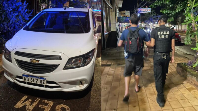 Detuvieron a un conductor que apenas se podía parar de borracho: irresponsable al volante en pleno centro de Oberá