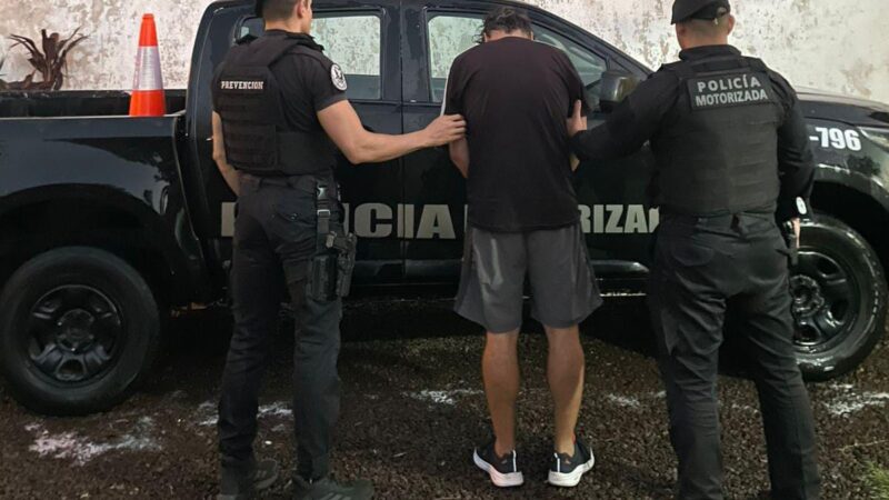 La mujer lo denunció por amenaza de muerte y fue detenido en Cien Hectáreas