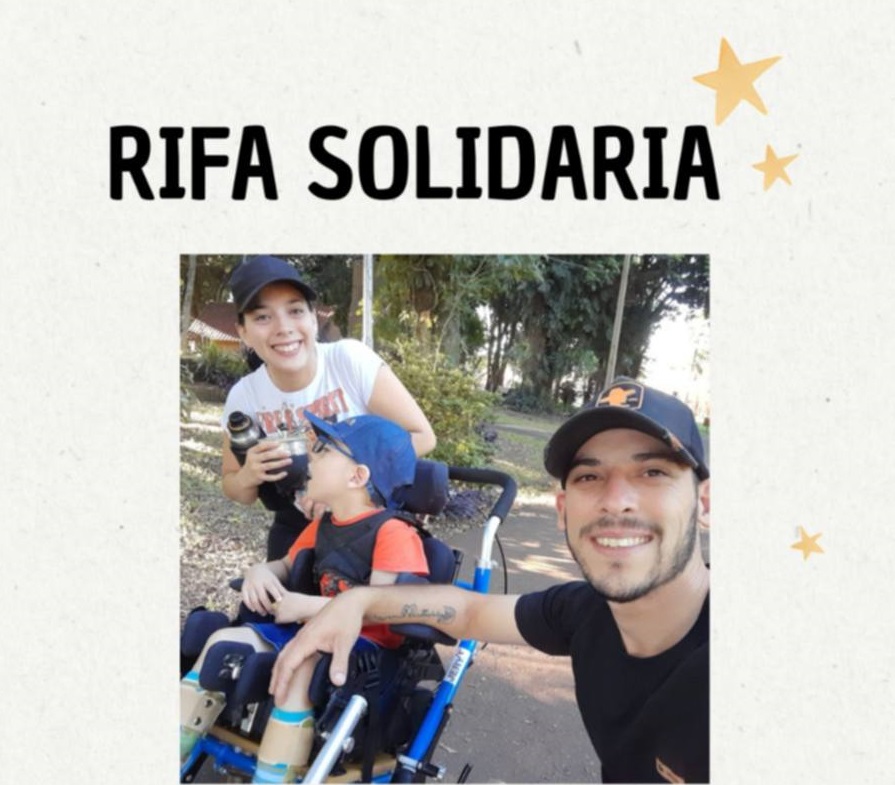 Rifa solidaria para ayudar a Valentino, un nene obereño con síndrome de West