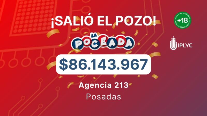 La Poceada premió a un posadeño con más de 80 millones