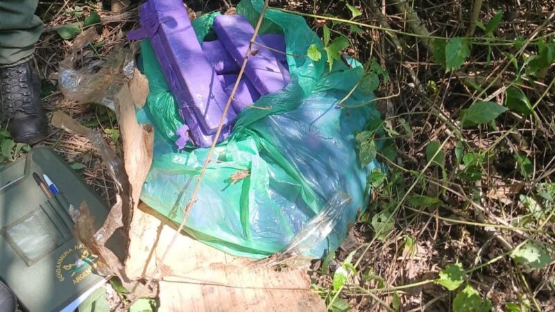 Vecinos encontraron 25 kilos de droga en la zona del Puerto de Panambí