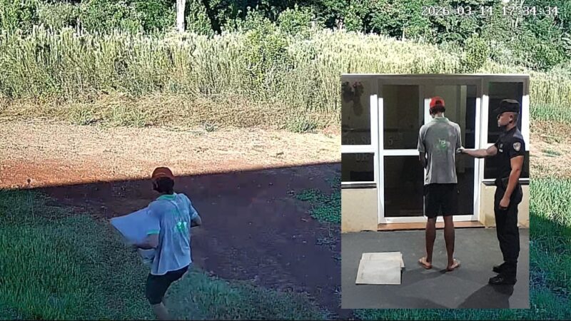 Otro que cayó por las cámaras: se llevó cerámicas de una casa ajena y terminó preso