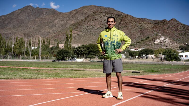 Agustín Da Silva entrena en la altura, enfocado en dos competencias importantes en Buenos Aires