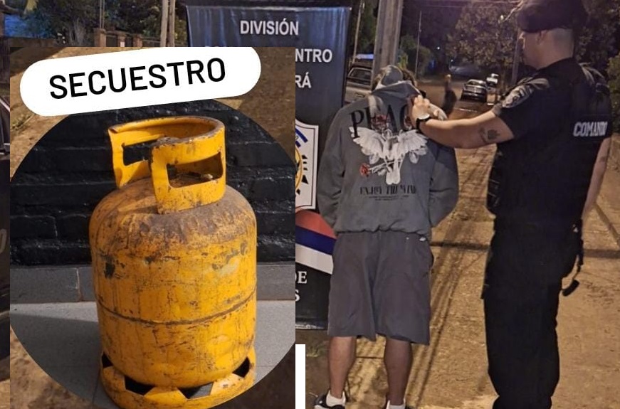 Robó una garrafa y hasta una ventana de un departamento: otra vez el “Gordo” Ayala