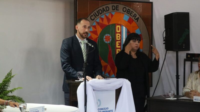 Apertura de sesiones del Concejo: el intendente Hassan subrayó el orden fiscal sin ajuste social