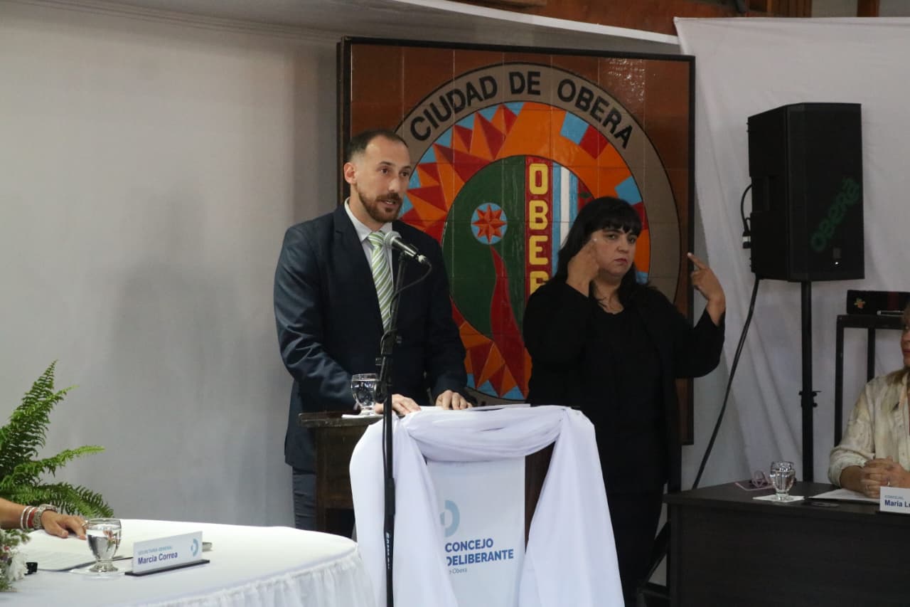 Apertura de sesiones del Concejo: el intendente Hassan subrayó el orden fiscal sin ajuste social