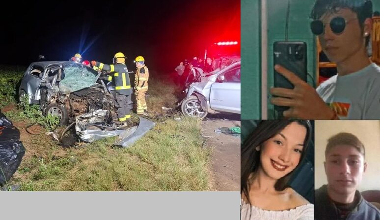 Tres jóvenes de Campo Grande fallecieron en un choque frontal en Brasil