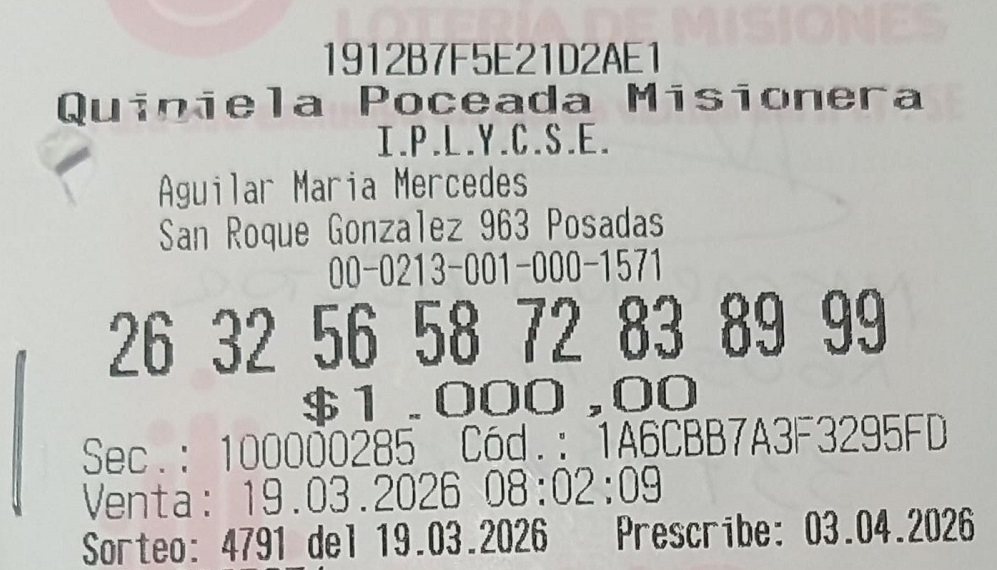 Una semana de constantes pálpitos derivó en un premio de 86 millones con la Poceada
