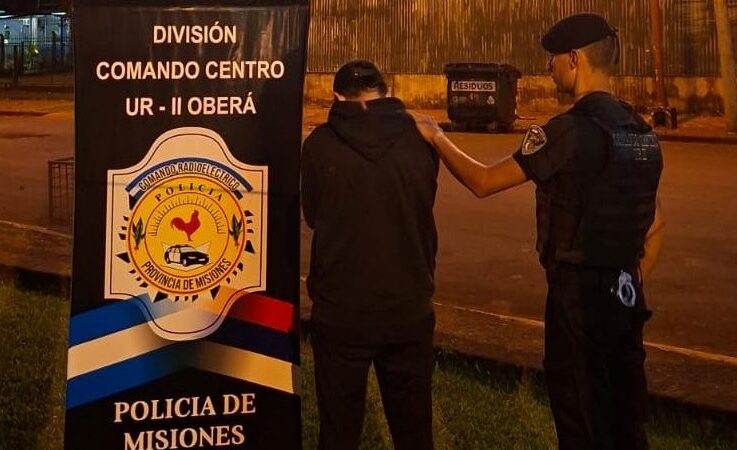 Se metió en una casa ajena, avisaron a la policía y terminó detenido