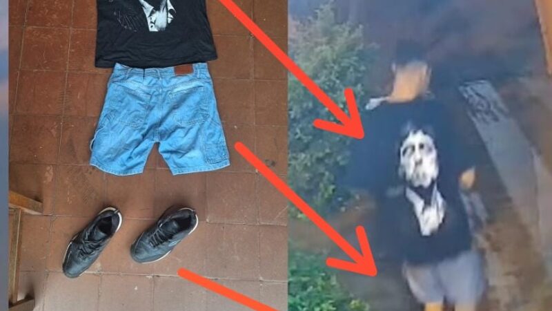 Robó en una casa y lo descubrieron por una remera de “Cara cortada”: fue detenido