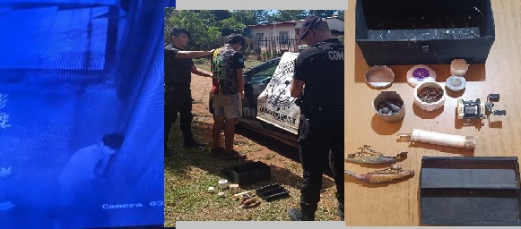 Robó una caja de pesca y las cámaras de seguridad lo pescaron a él