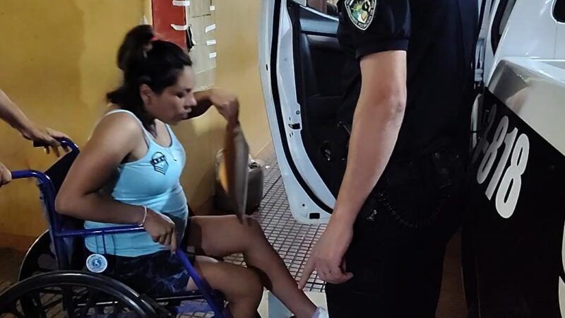 Vital tarea de asistencia humanitaria de la comisaría de Los Helechos