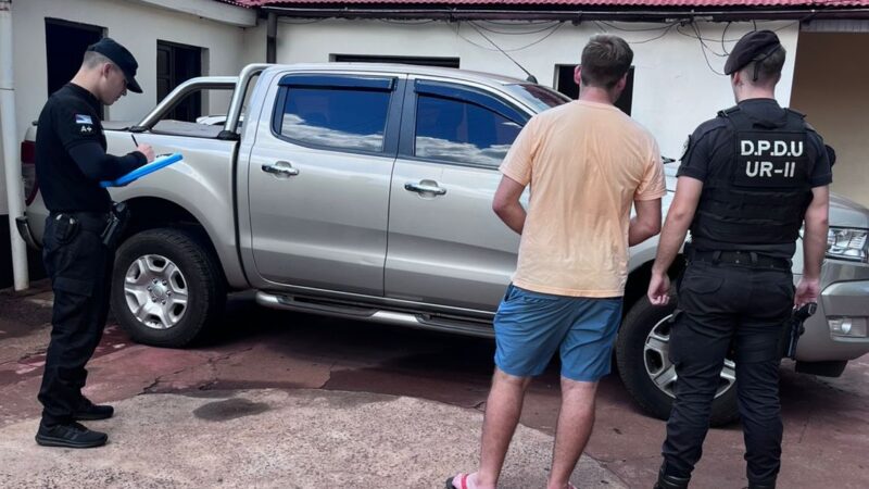 Conductor de una Ranger fue detenido por manejar borracho en el centro de Oberá