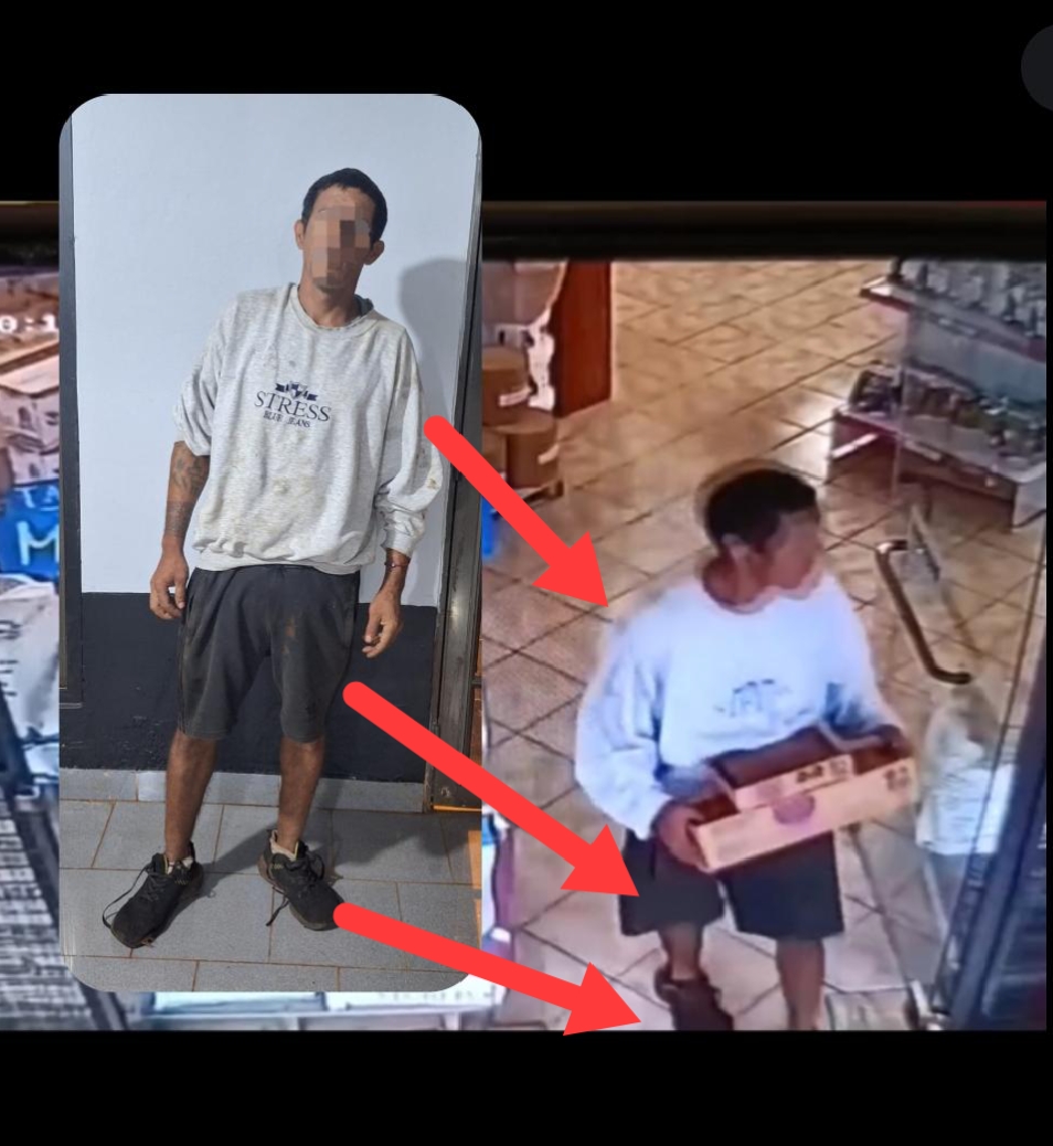 La semana pasada robó herramientas y hoy dos cajas de membrillo: trabajar ni ahí