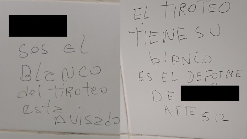 Cruel y cobarde amenaza directa hacia un alumno de la EPET de Oberá al que tratan de «deforme»