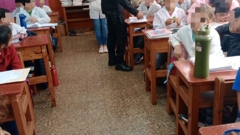Una nena de 10 años escribió una amenaza en la Escuela de San Martín
