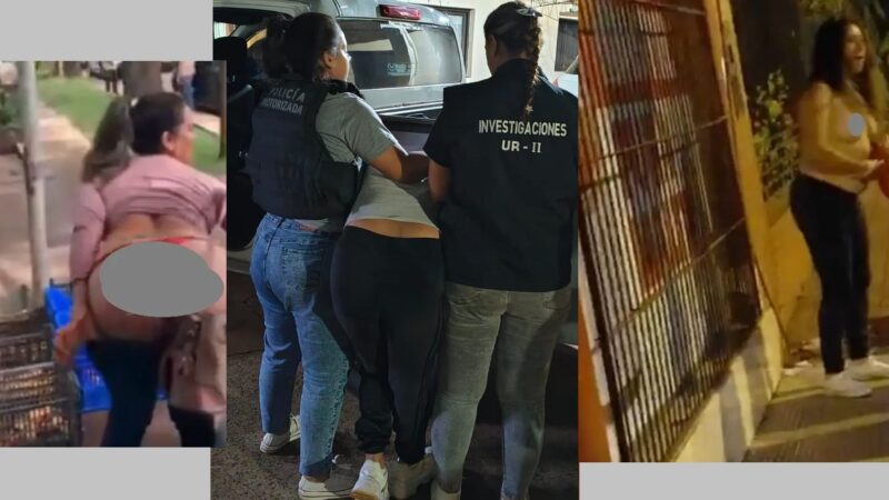 Detuvieron a la exhibicionista de siempre: le impusieron 6 días de arresto por obscenidades en la vía pública  