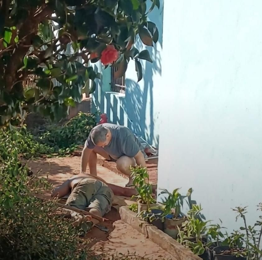Mataron a tiros a un hombre en San Pedro y el hecho quedó grabado