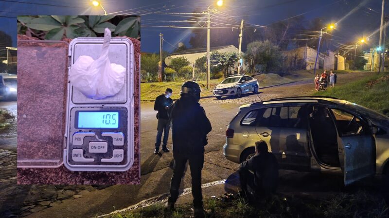 Rondaban Plaza Malvinas con diez gramos de cocaína y el Juzgado Federal de Oberá dispuso que sigan libres