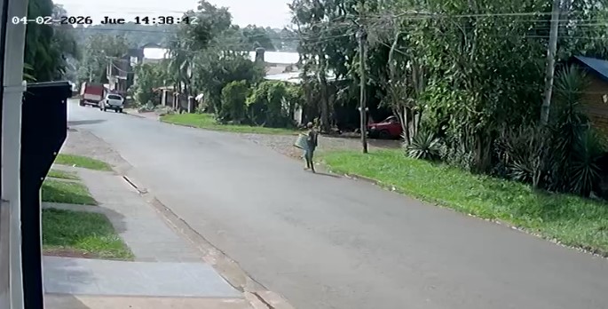 Robó en Jueves Santo y lo implicaron las cámaras: terminó preso