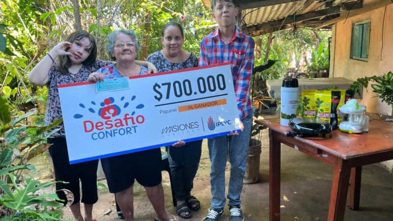 Arreglar la casa y compartir el dinero con la familia, el destino del premio de Desafío Confort