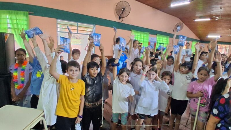 Gurises Felices brilló con un gran show en la Escuela 740 de El Soberbio