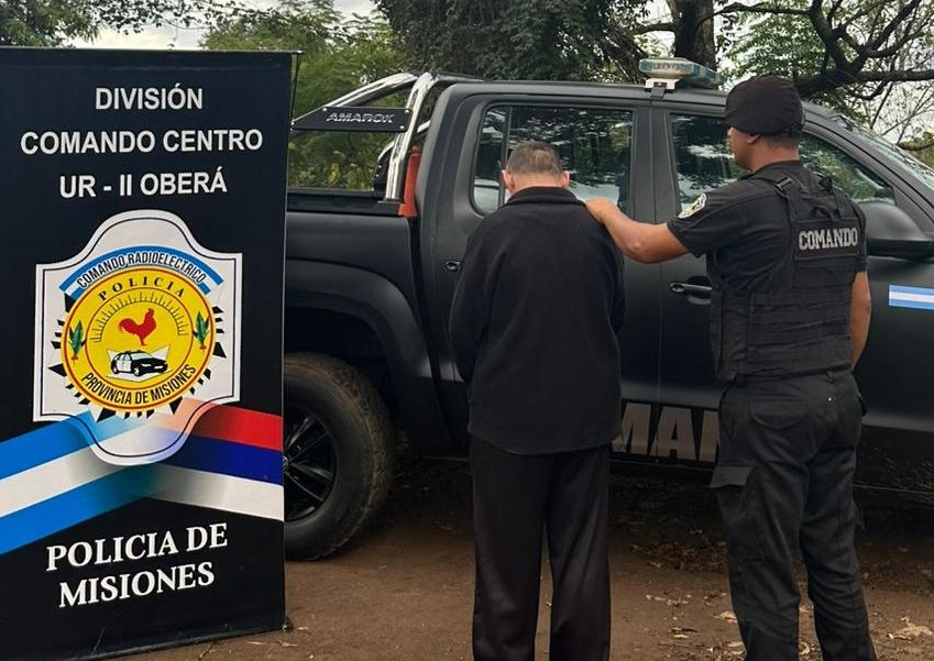 Acusado de violar a su hijastra fue detenido en Oberá