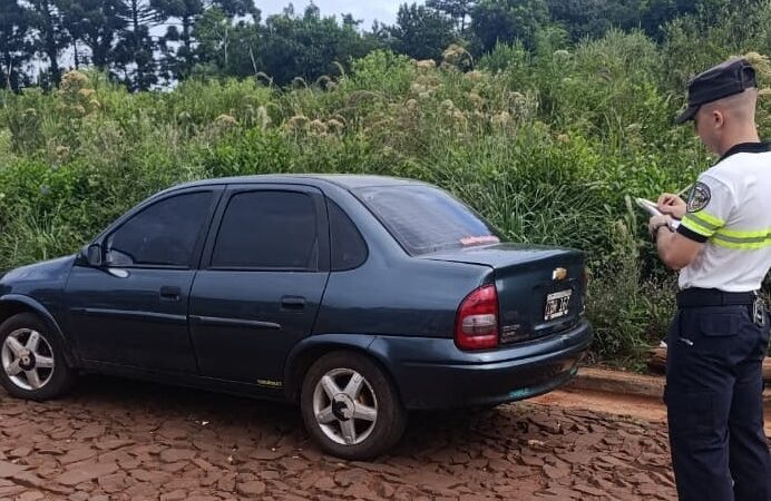 Vecina de Panambí andaba con una verificación técnica trucha