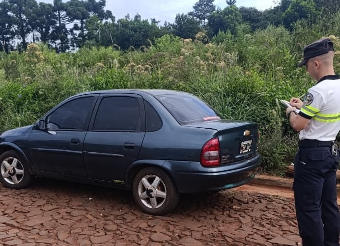 Vecina de Panambí andaba con una verificación técnica trucha