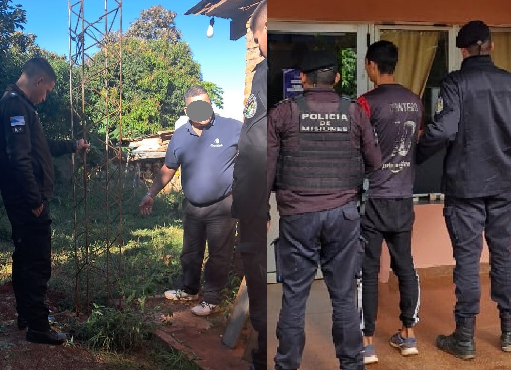 Drama de la droga en Oberá: denunció que su propio hijo le quiso robar la torre de agua