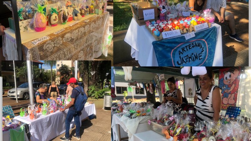 Emprendedores obereños: precio y calidad en la feria de Pascua del centro