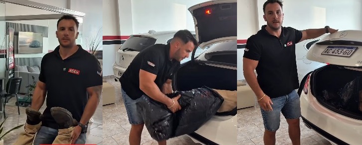 Repudian publicidad donde cargan un cuerpo en un baúl: polémica estrategia de un concesionario de Oberá  