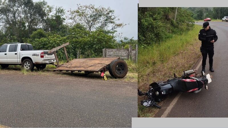 Dos motociclistas con heridas graves por choque contra una camioneta en Panambí