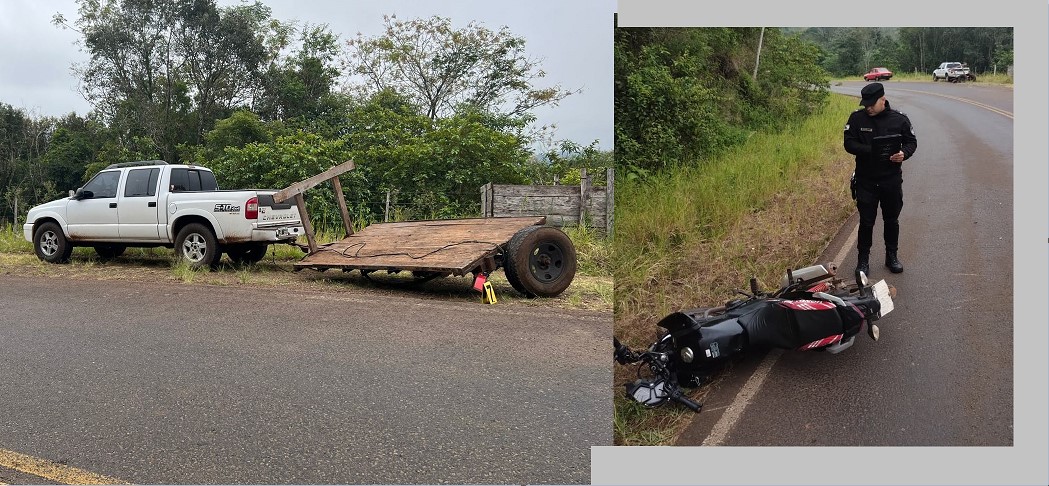 Dos motociclistas con heridas graves por choque contra una camioneta en Panambí