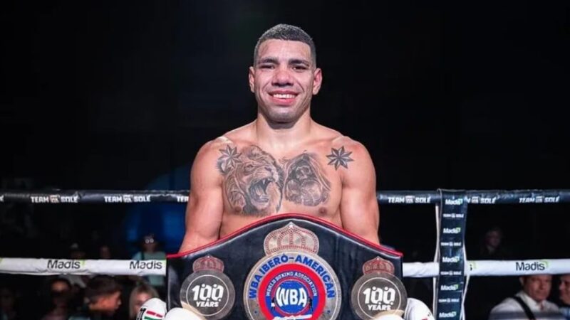 Tarefeaba en Campo Grande, ganó en las Vegas y ahora es referente del boxeo argentino