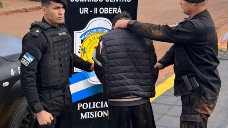 Estaba en libertad condicional y volvió a robar en Oberá: otra vez preso