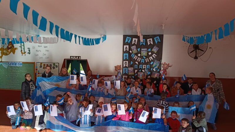 Desde una escuela rural de Acaraguá, un feliz cumpleaños que busca llegar al corazón de Messi