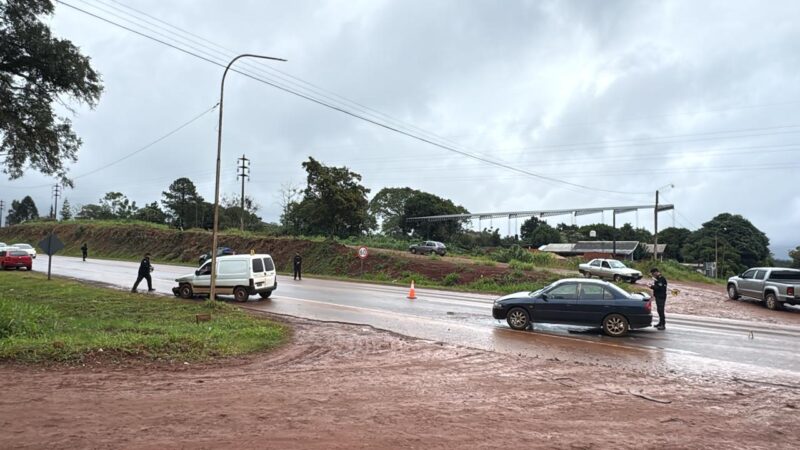 Un menor resultó con lesiones leves tras un choque en ruta 14, en Oberá